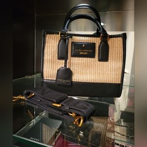 KURT GEIGER London Chiswick Raffia Tote